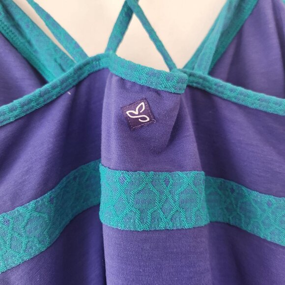 Prana Blue Athleisure Dress Tennis Golfing Pickleball Stretch Activewear M - Picture 4 of 8